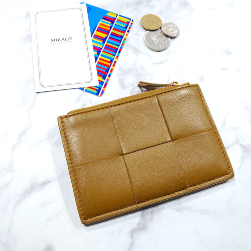 BOTTEGA VENETA ボッテガ ヴェネタ カセット ファスナー カードケース コインケース.