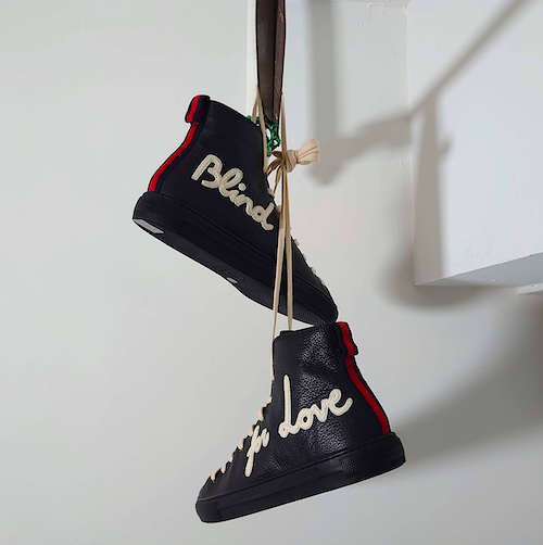 GUCCI グッチ ハイカット スニーカー Blind for Love ブラインド フォー ラブ