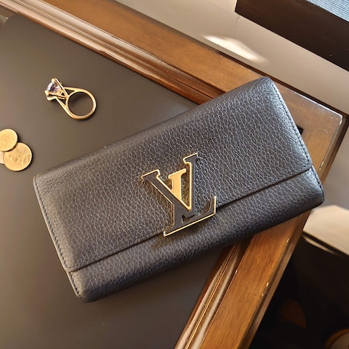 【Louis Vuitton】  ルイヴィトン 長財布 ポルトフォイユ カプシーヌ M61248.