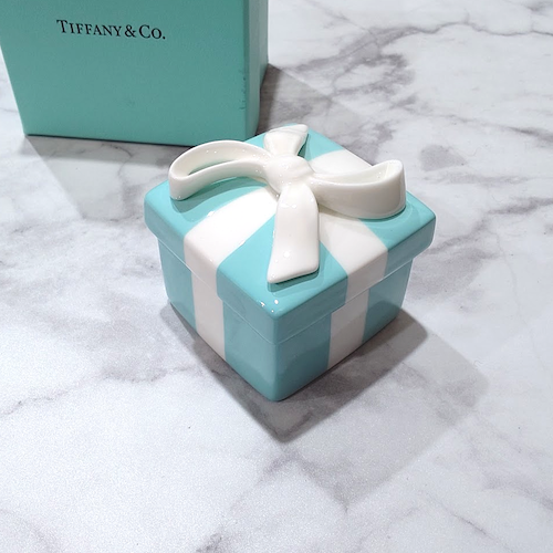 TIFFANY＆CO. ティファニー ブルーボックス  陶器製 ジュエリーボックス.