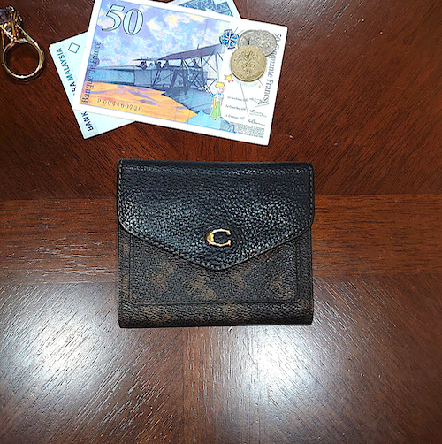 【COACH】コーチ ミニ財布 ウィン スモール ウォレット ウィズ ホース アンド キャリッジ.