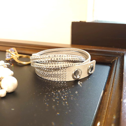 【SWAROVSKI】 スワロフスキー ブレスレット クリスタル ダブルラップ 1179236.