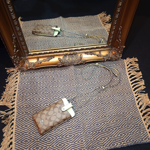 COACH コーチ フォーン ポーチ クロスボディ スマホ ショルダーバッグ C7397 カーキ.