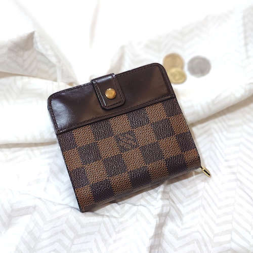 【SALE！】LOUIS VUITTON ルイ・ヴィトン　ダミエ コンパクト ジップ N61668.