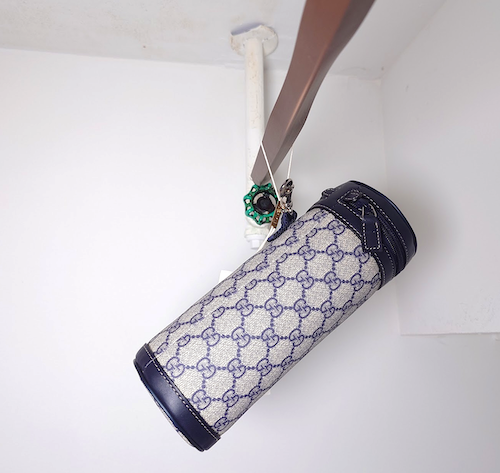 未使用品 GUCCI グッチ ボトルカバー ボトルケース GGスプリームキャンバス.