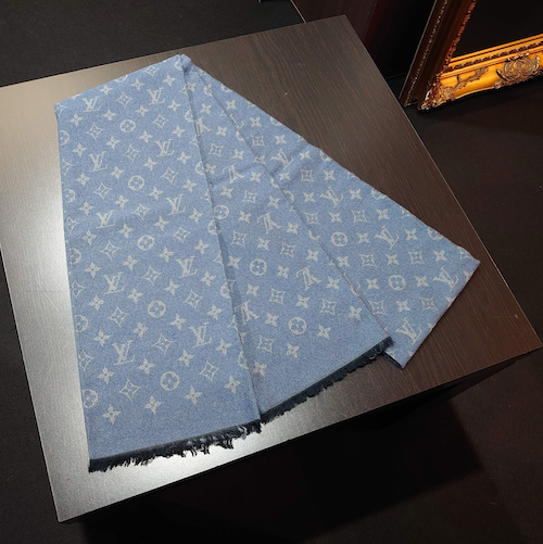 【Louis Vuitton LV ストール・マフラー エトール モノグラムエクリプス M73724