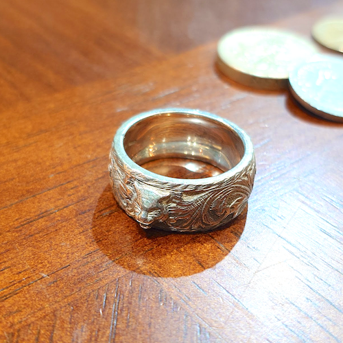 GUCCI グッチ タイガーヘッド キャットヘッド リング 指輪 22号 SV925 .