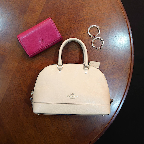 【COACH】 コーチ ハンドバッグ ミニシエラ サッチェルバッグ.