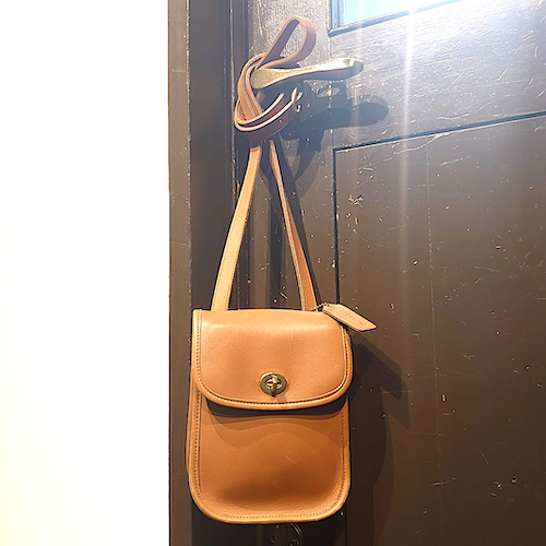 【COACH 】 オールドコーチ グラブタンレザー ショルダーバッグ .