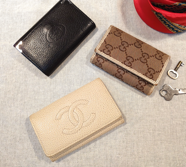 【CHANEL・GUCCI・Cartier】シャネル・グッチ・カルティエ 6連キーケース.