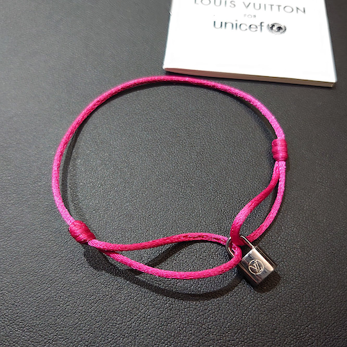 【Louis Vuitton】 ルイヴィトン ブレスレット シルバー ロックイット Q95799.
