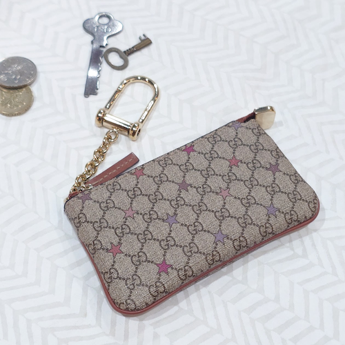 GUCCI グッチ GGスプリーム マイクロGGプラス スター 星柄 コイン&キーケース.