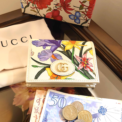 【GUCCI】 グッチ フローラ ミニウォレット（日本限定商品）.
