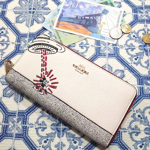 【COACH】Disney × Keith Haring ロングウォレット ミッキーマウス.