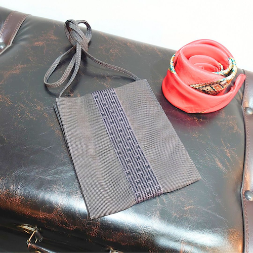 HERMES エルメス エールライン ショルダーバッグ  サコッシュ  グレー.