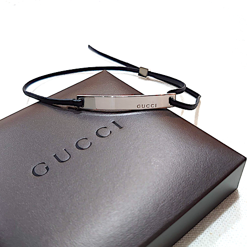 【GUCCI】 グッチ シルバープレート チョーカー ブレスレット シルバー925.