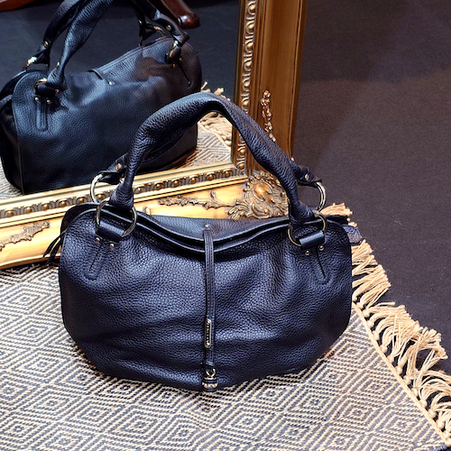 CELINE セリーヌ ビタースウィート ハンドバッグ レザー ブラック 黒.