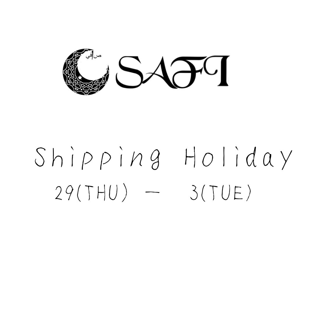 Online shop 発送業務お休みのお知らせ