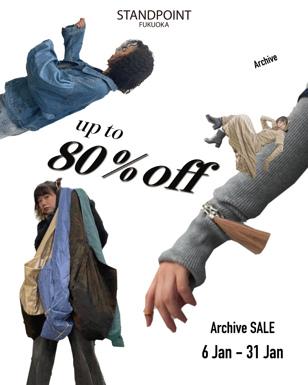 【SHOP】店頭SALEのお知らせ  1/6(火)-1/31(土)