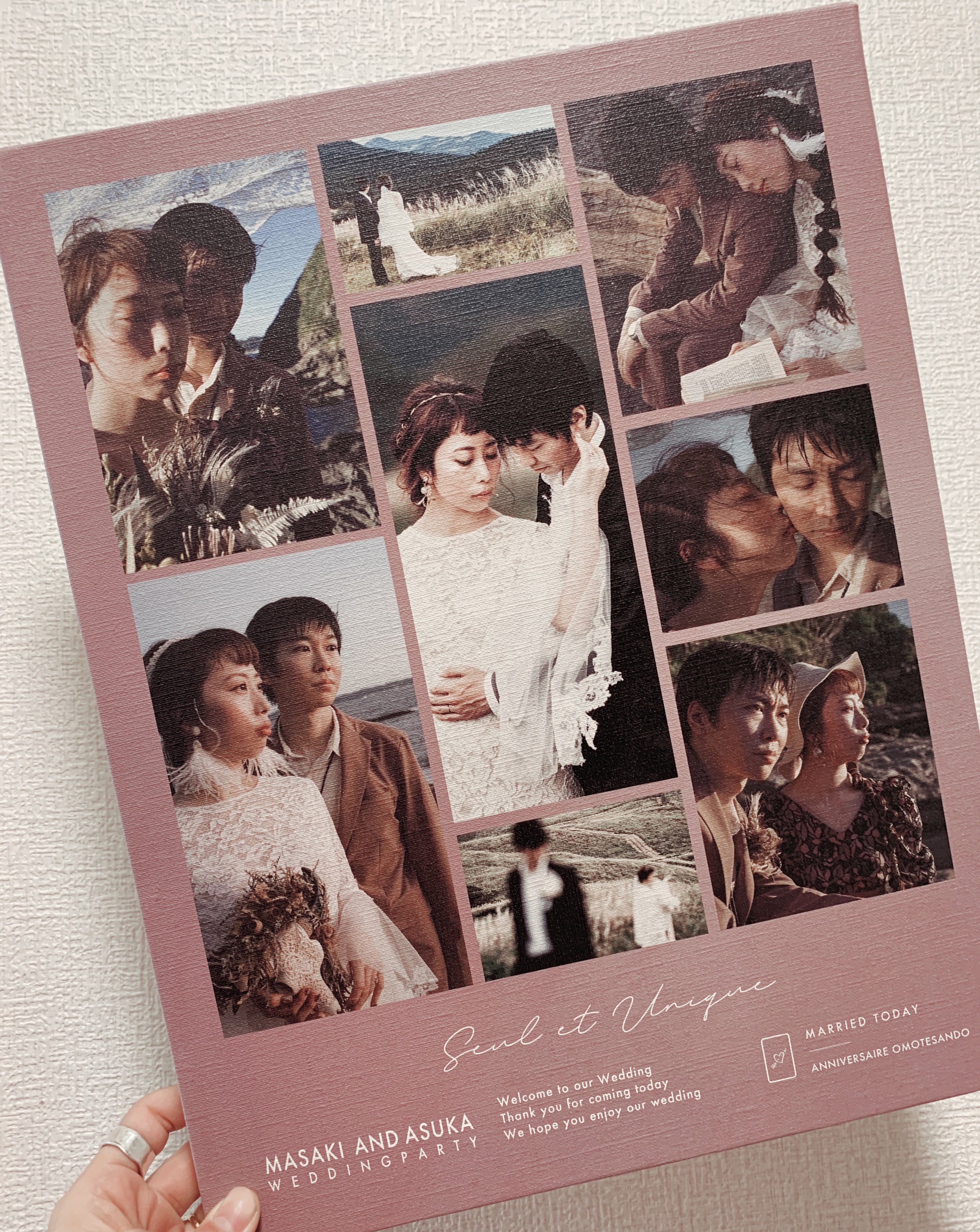 ウェルカムボード 実際のお写真のご紹介♡ (neat デザイン)
