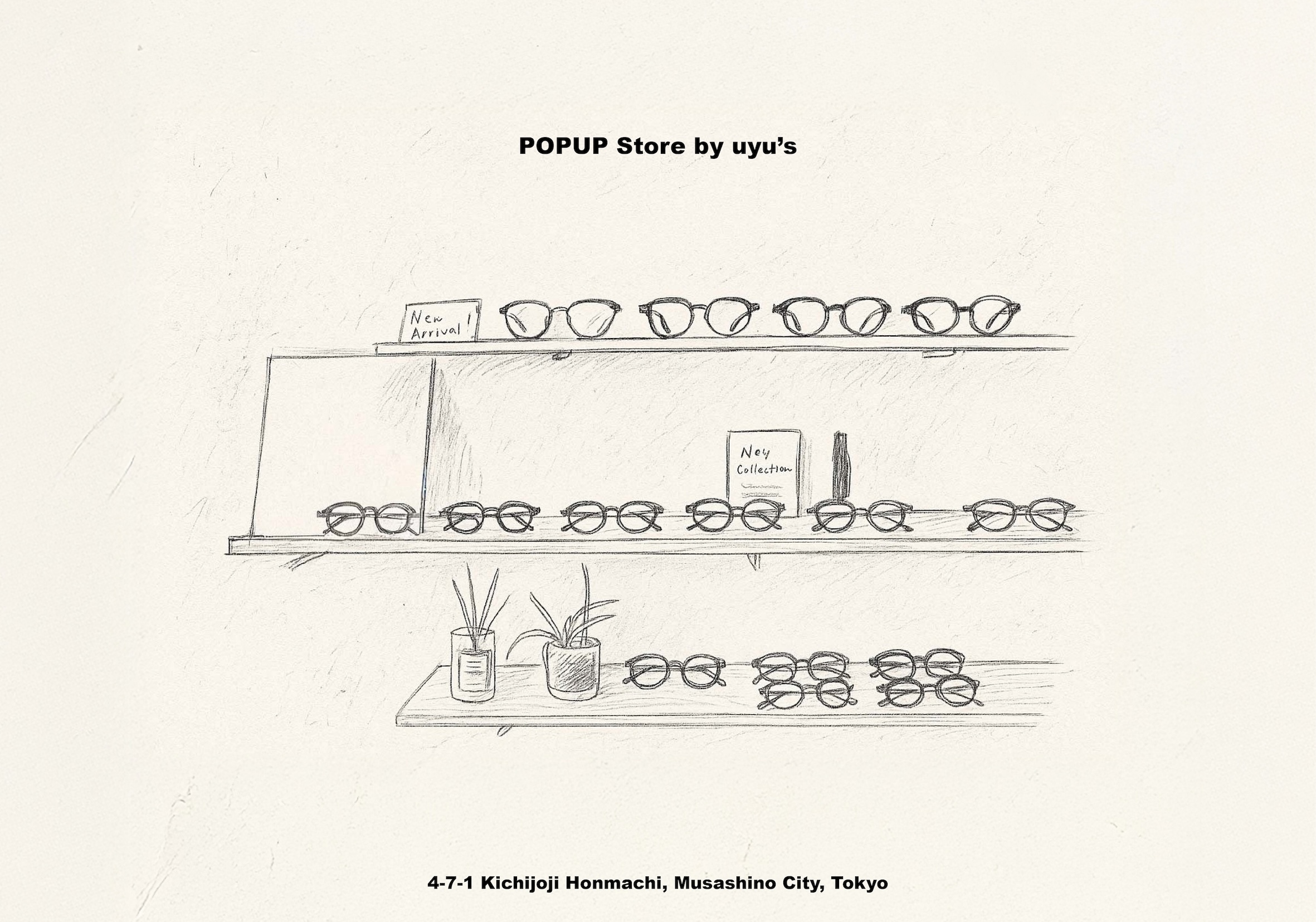 吉祥寺で毎月ポップアップストアを開催します!