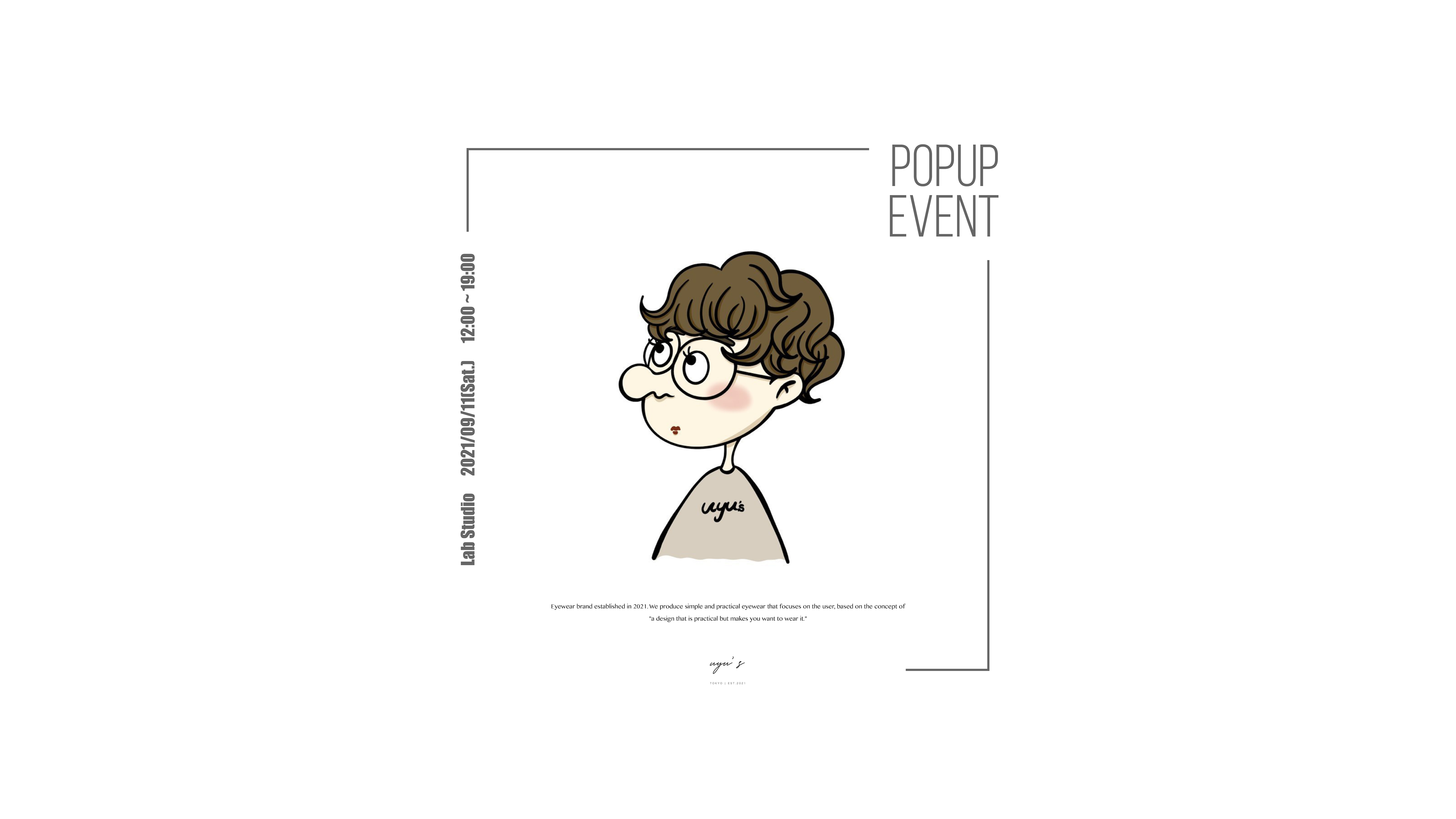 POPUPイベントに出店いたします！