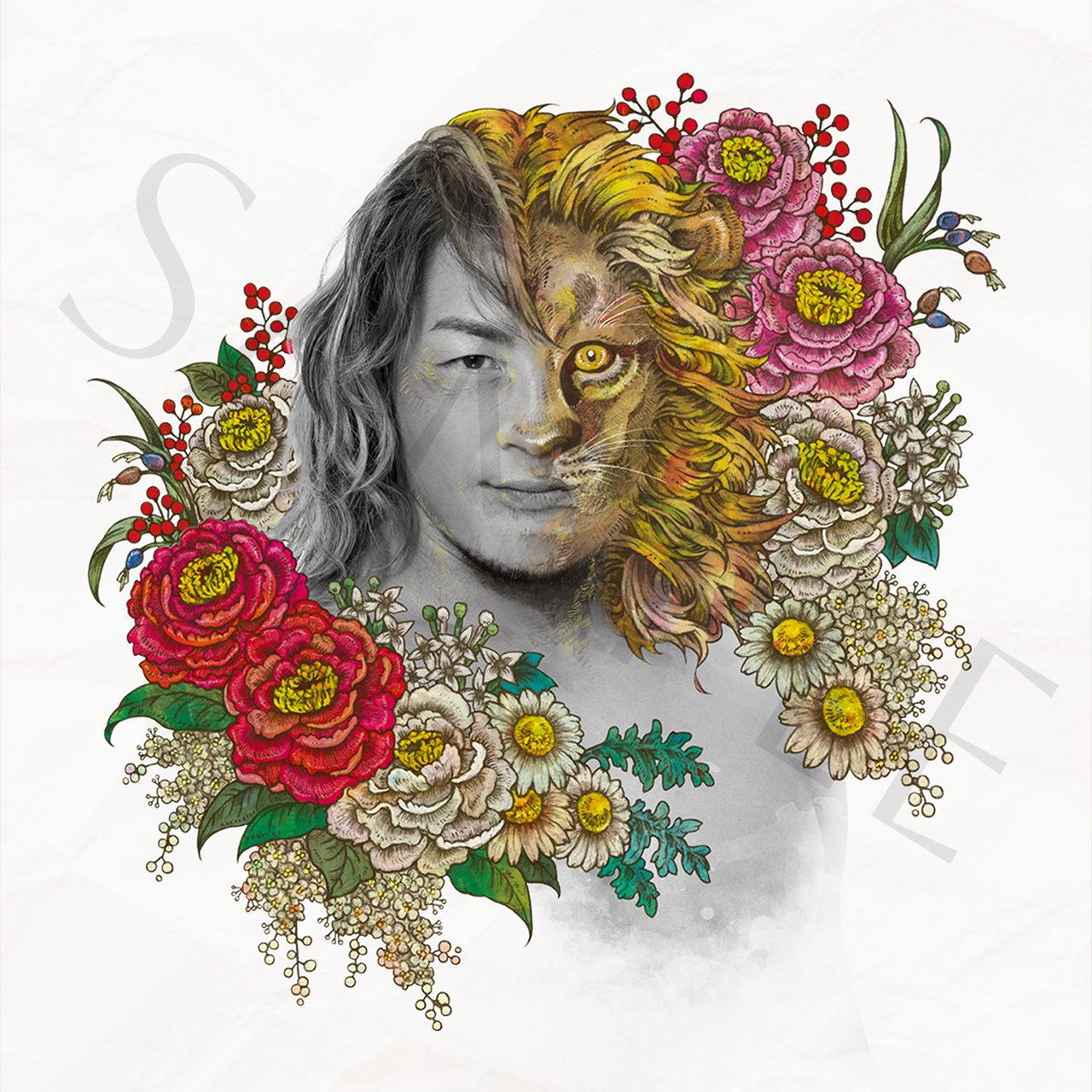 【NJPW × La Mistica】複製原画 <棚橋弘至 内藤哲也>