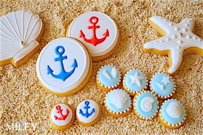 『夏』『海』をテーマにした新作アイシングクッキー！