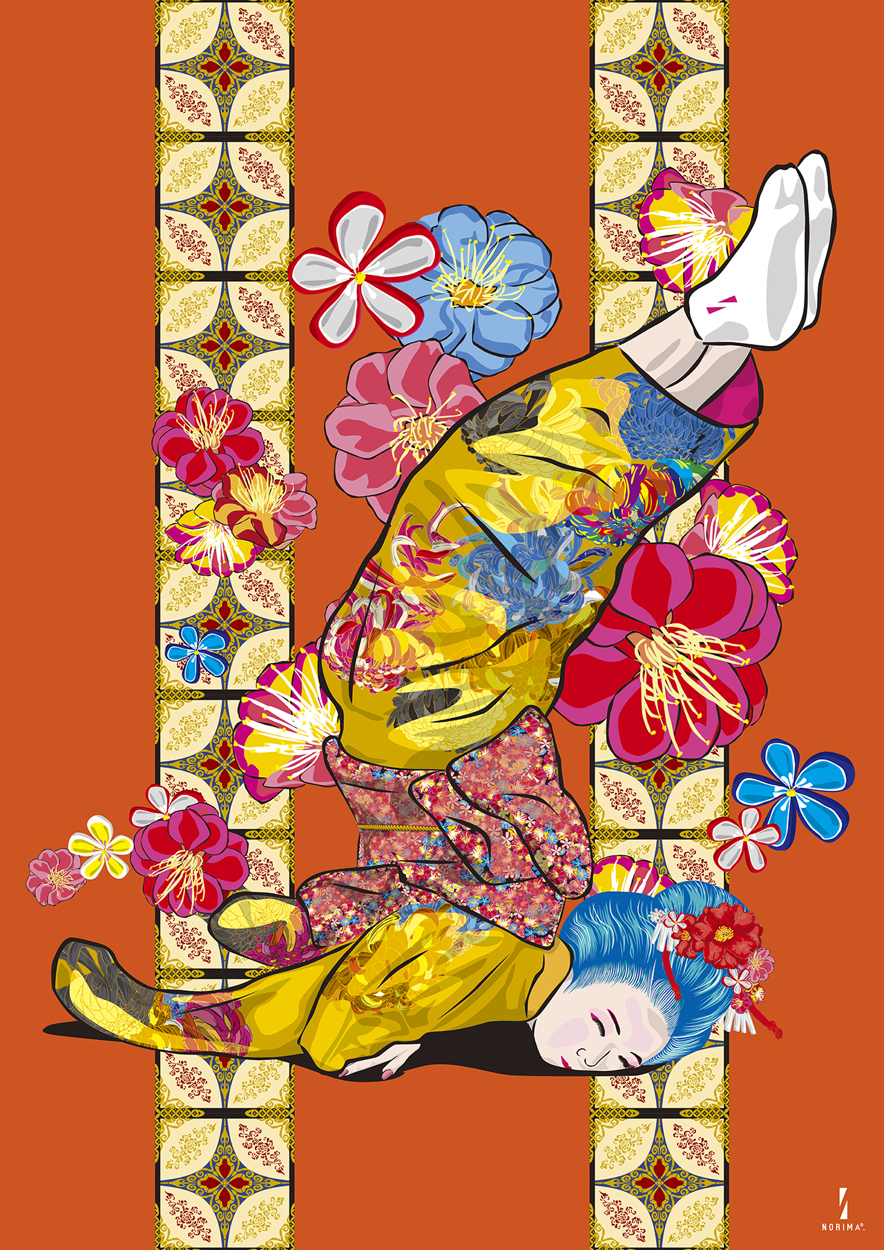 浮世絵シリーズ 大技 名古屋しゃちほこ