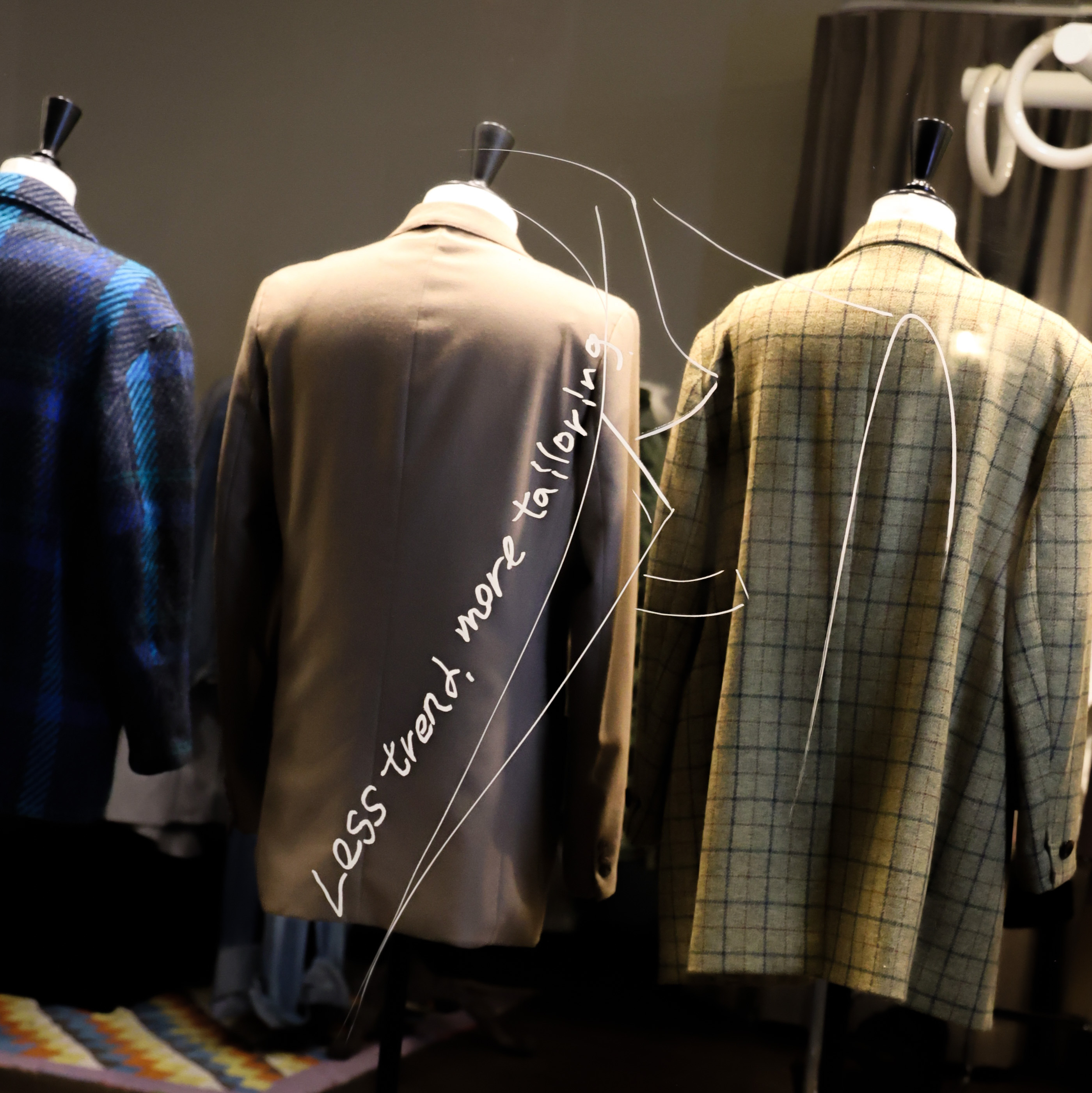 Less trend, more tailoring.