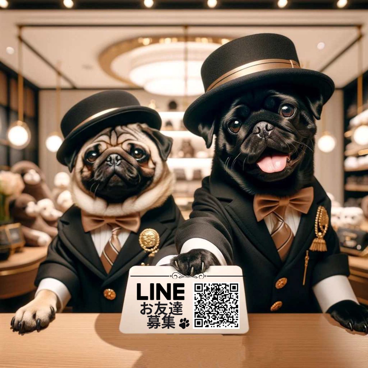 公式ラインに登録して、お友達クーポンをゲットしよう🐾