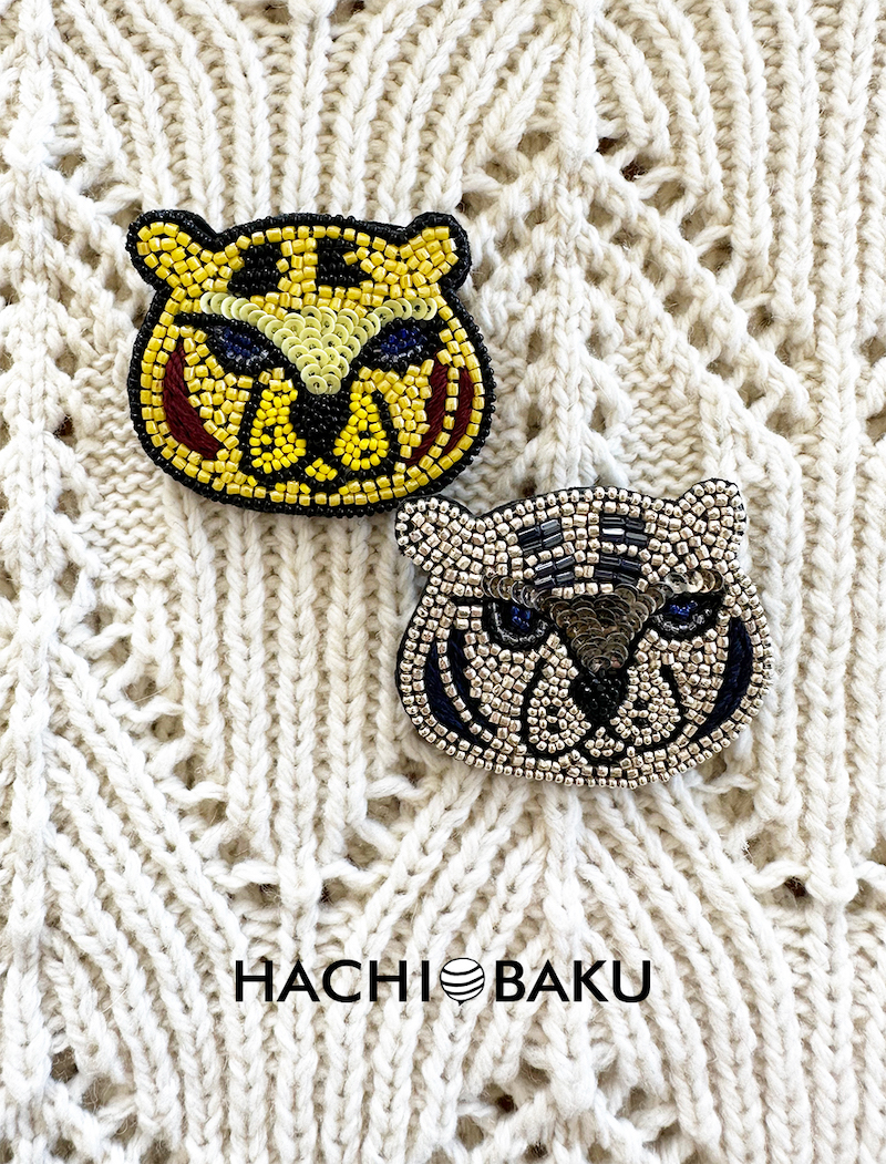 刺繍ブローチを販売することになりました