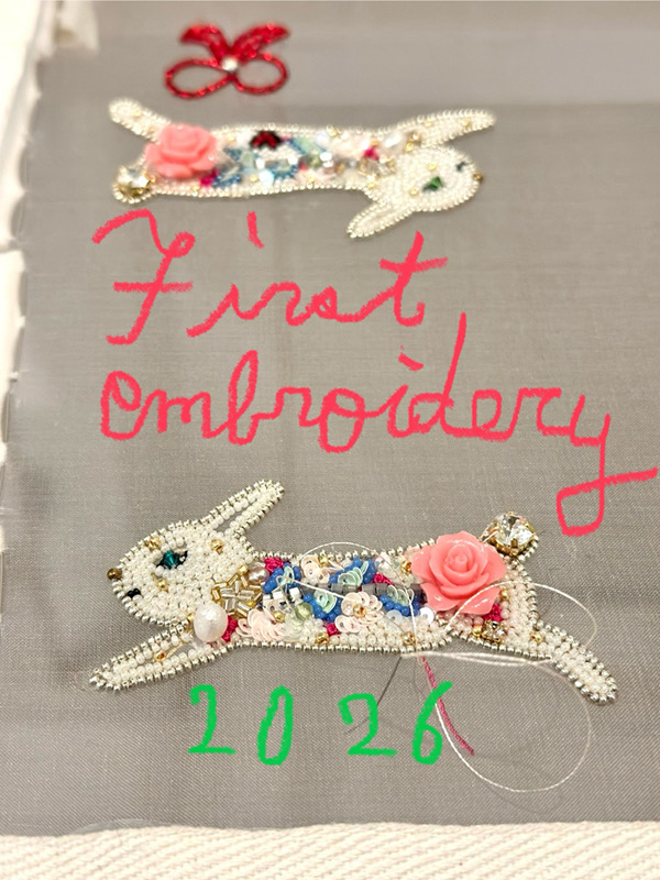 刺繍初め2026