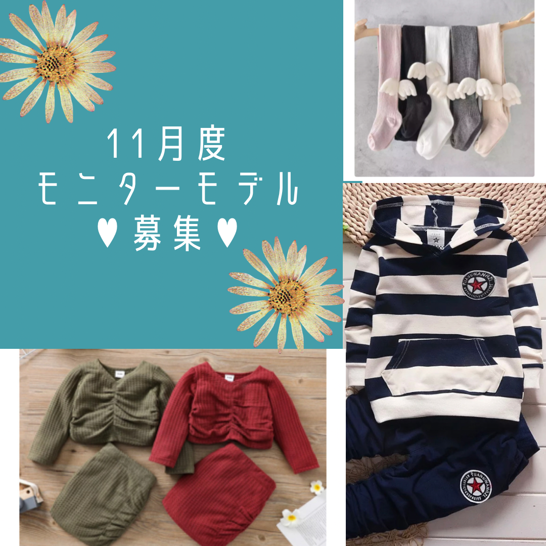 11月度モニターモデル募集！