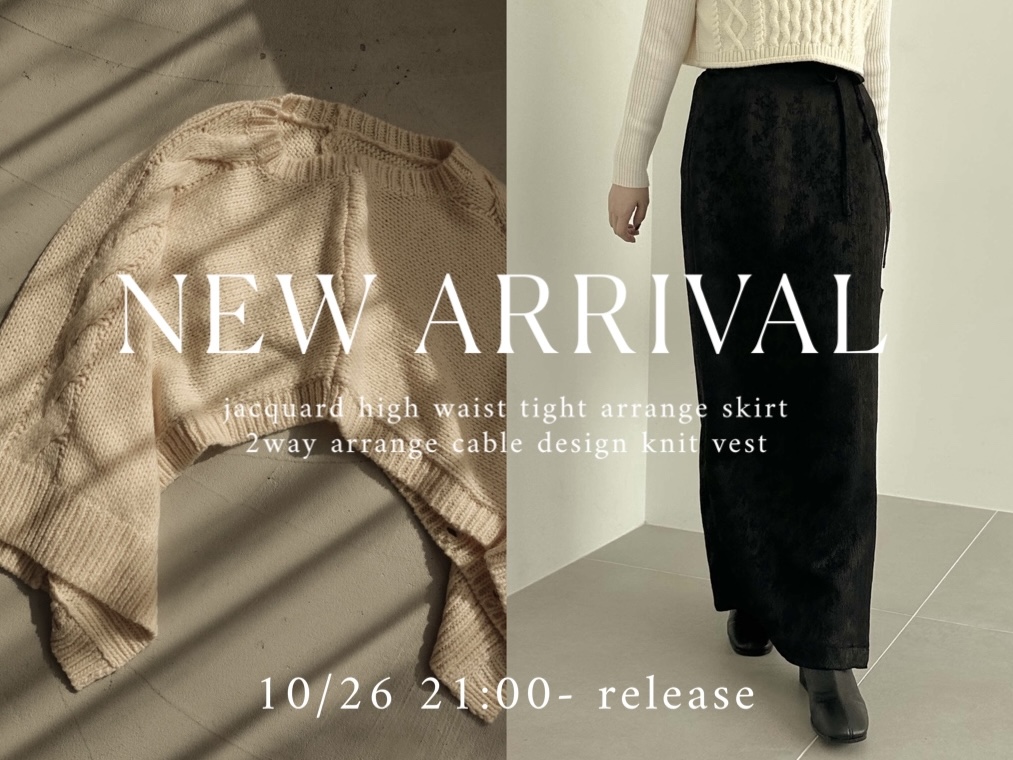 10/26(木) NEW ARRIVAL