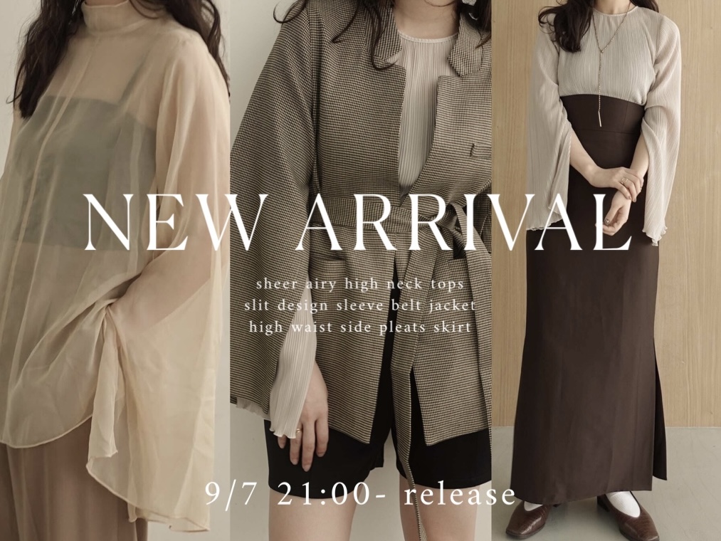 9/7(木) NEW ARRIVAL