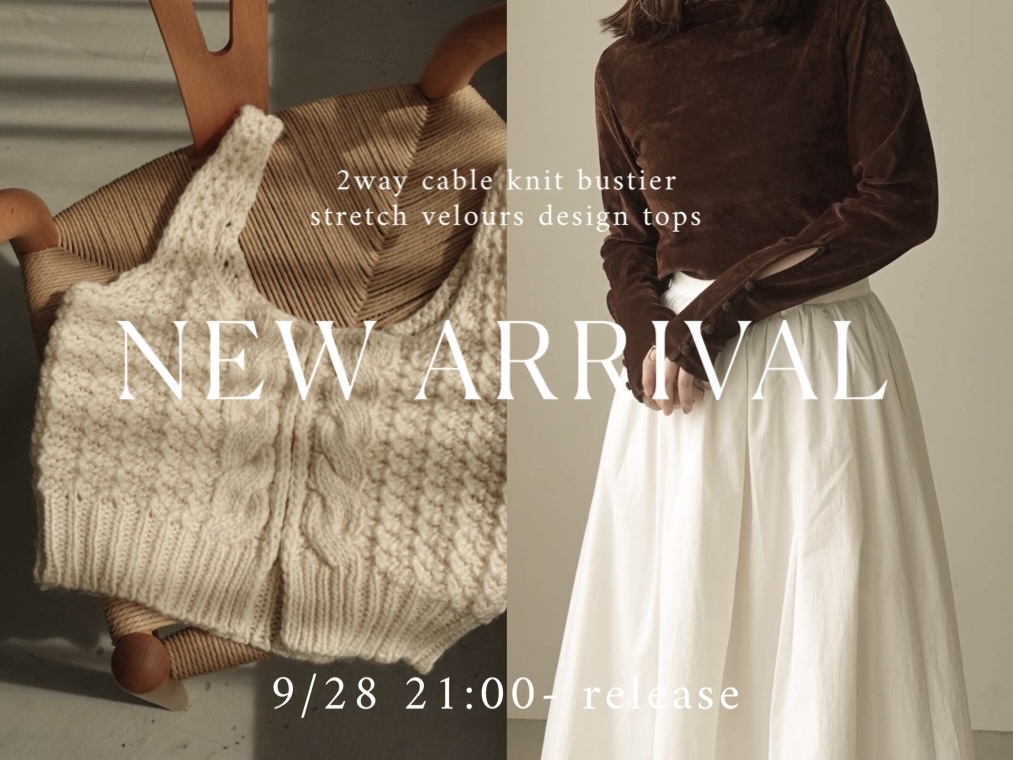 9/28(木) NEW ARRIVAL