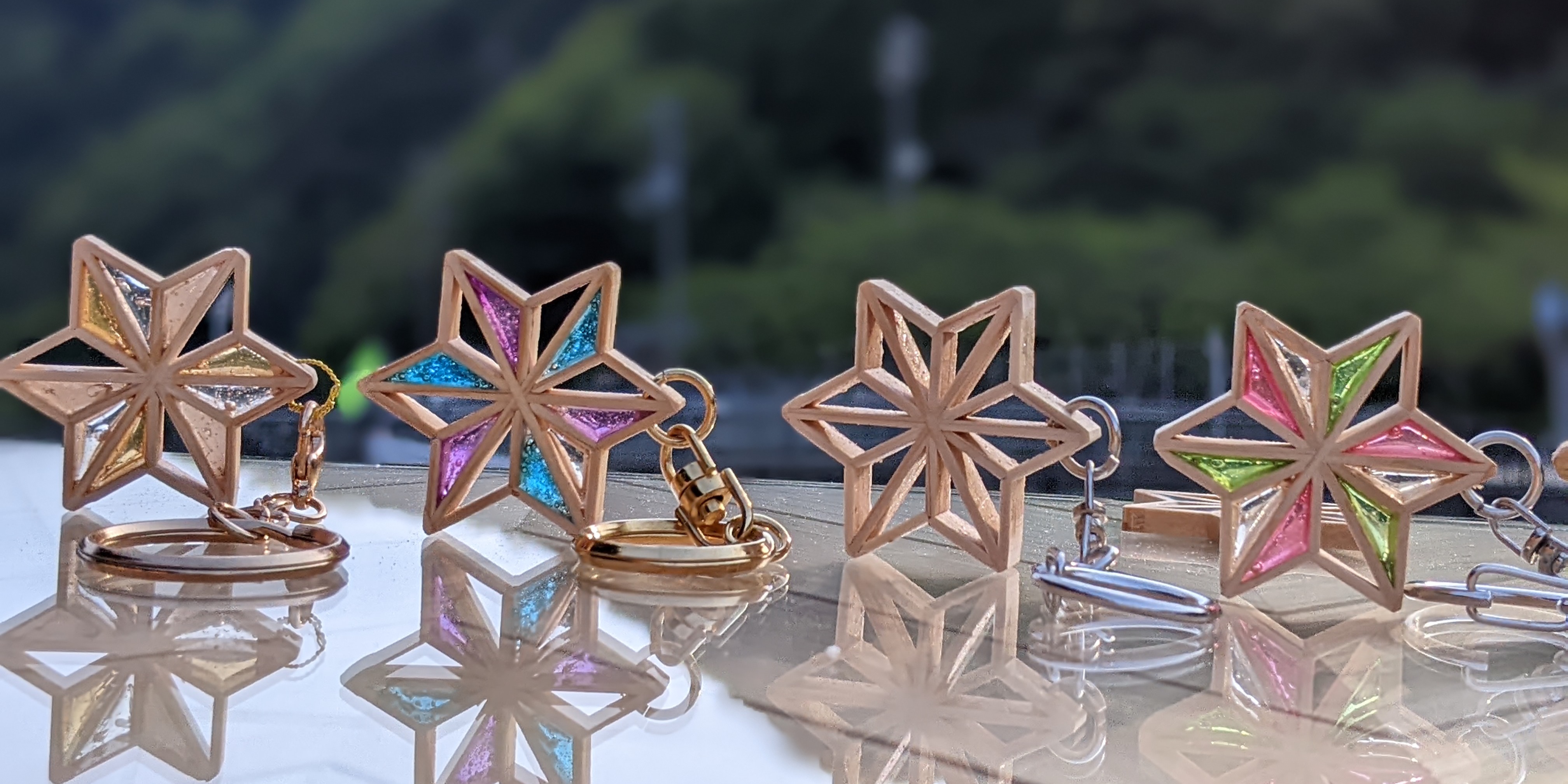 失敗を重ねて辿り着いた組子キーホルダーの話