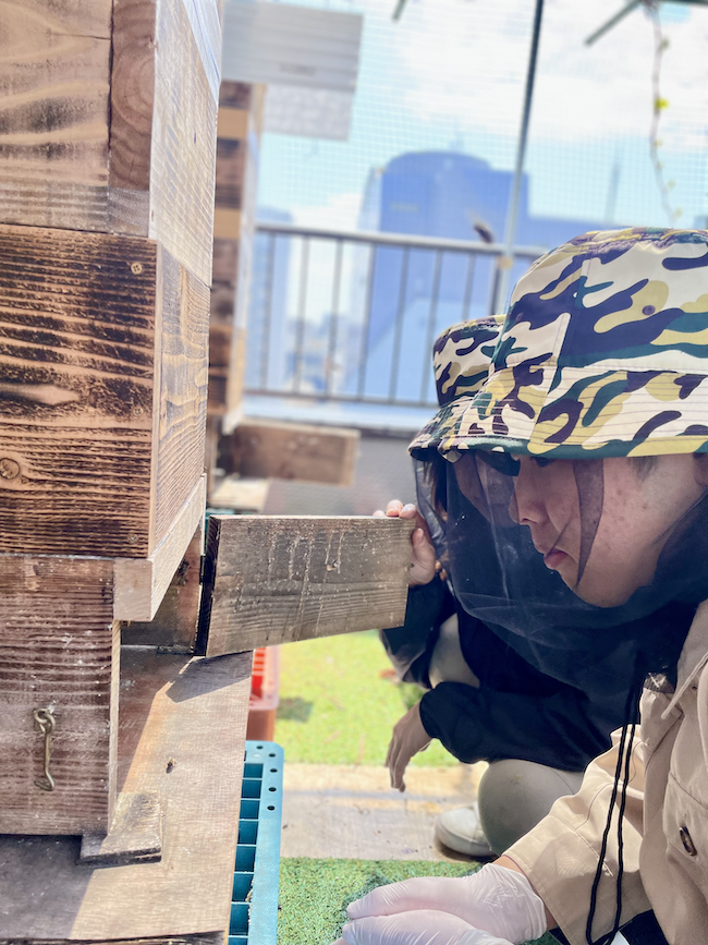 今日は中洲にあるビルの屋上🏙️