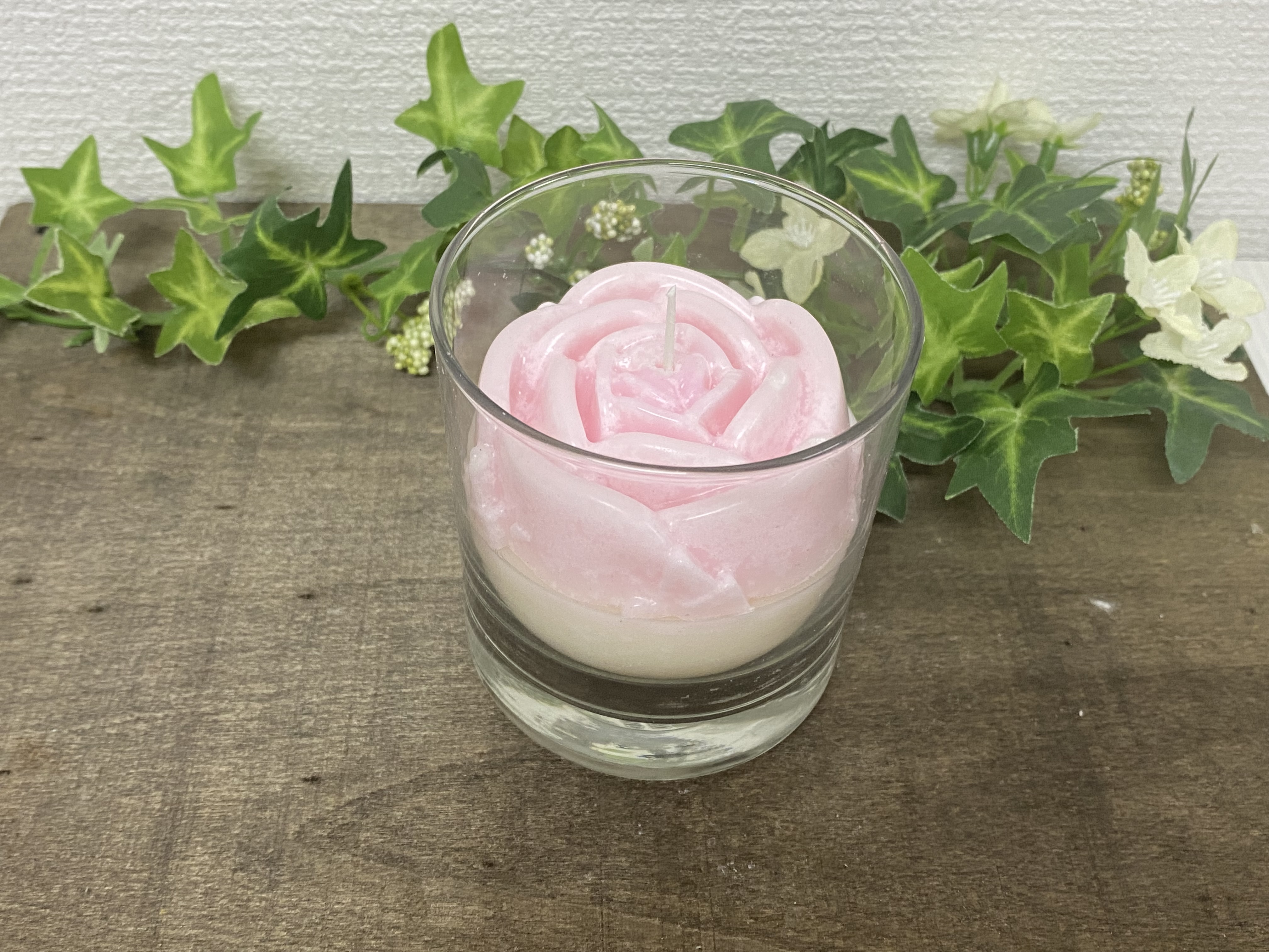 フラワーキャンドル