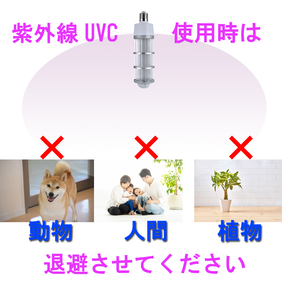 紫外線UVC製品を使用する際の注意