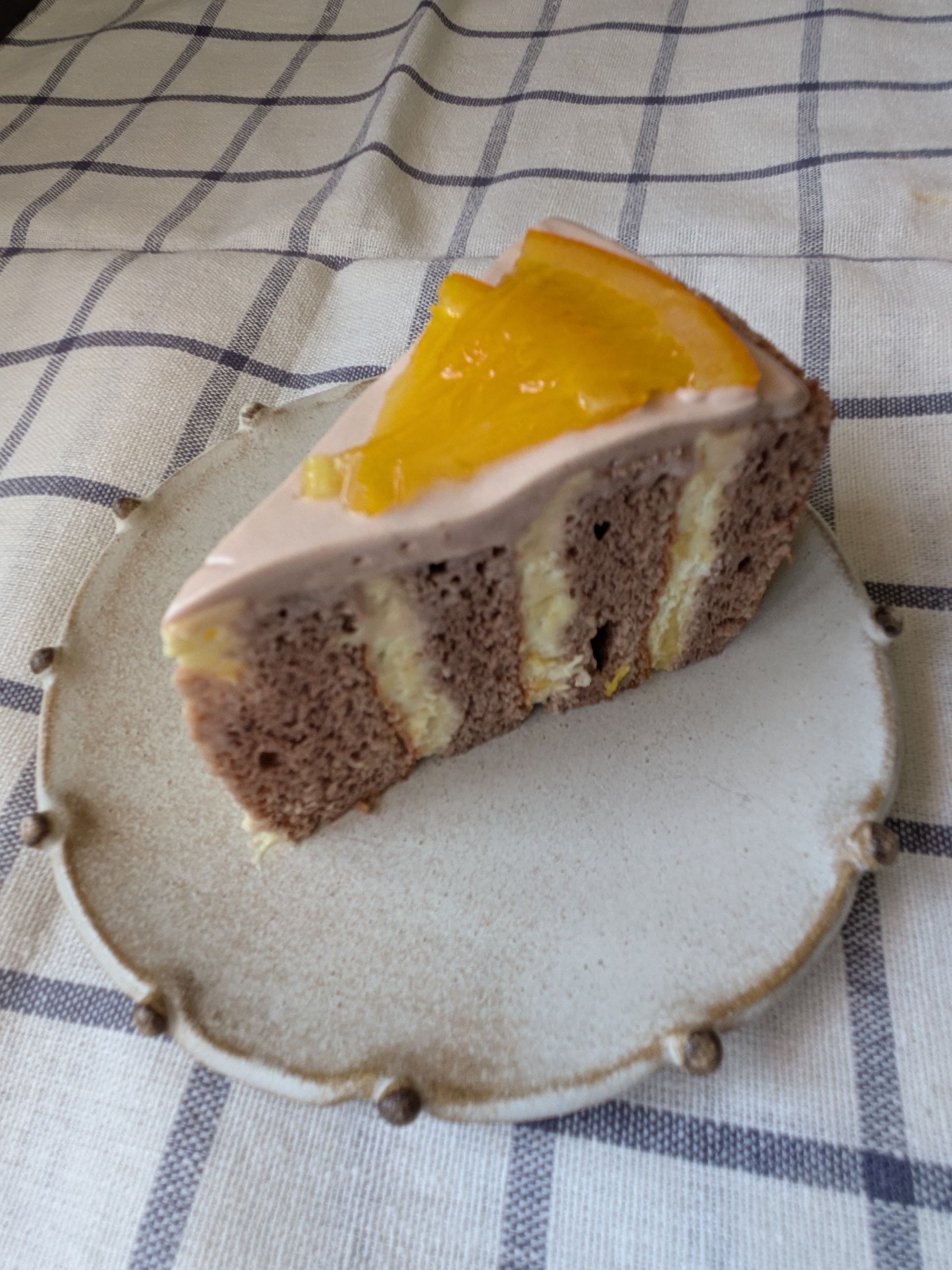 オレンジクリームサンドショコラケーキ