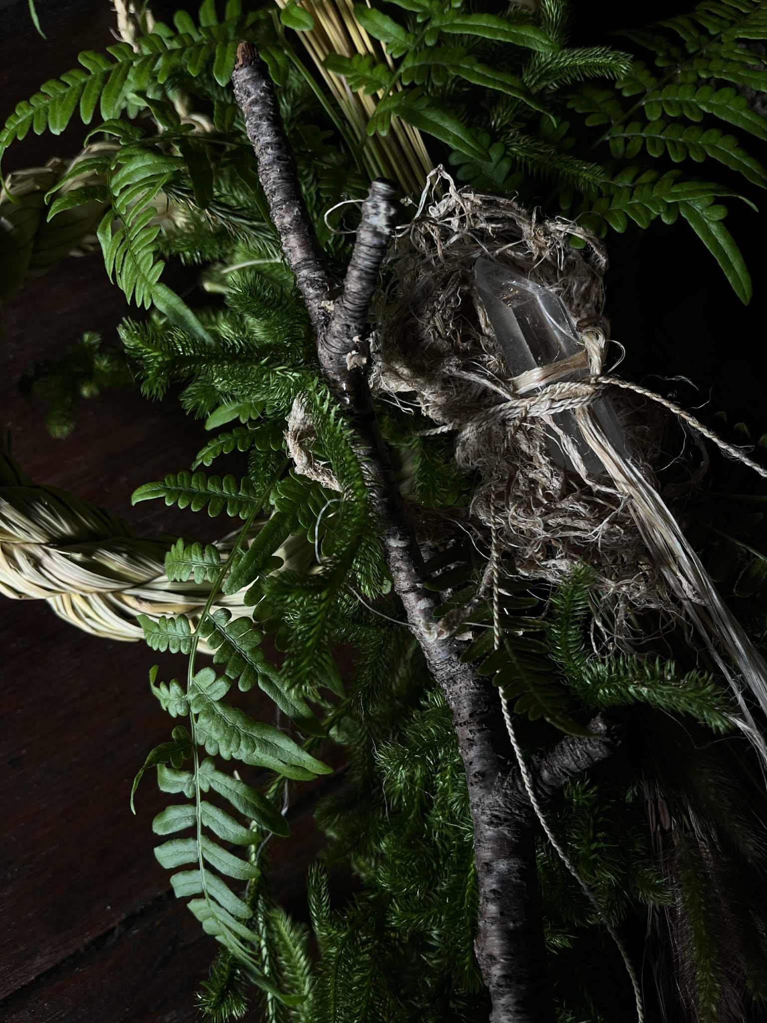 しめ縄リース作りWS