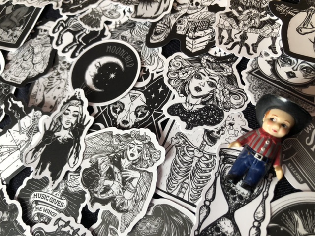 ★mizuki selection🐷★rétro Gothic style sticker🐷★