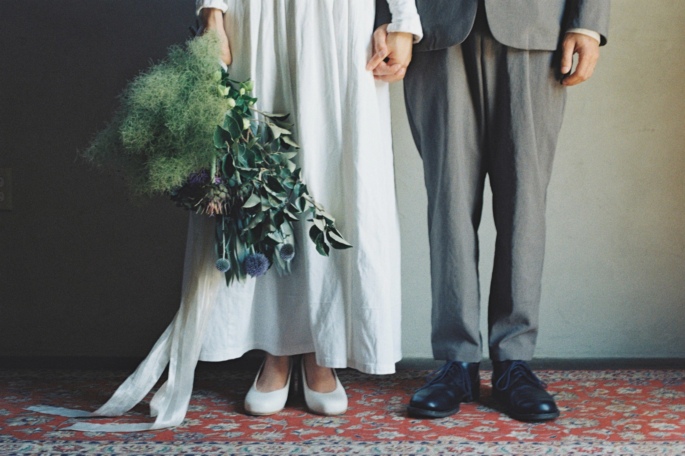 studio wedding photo