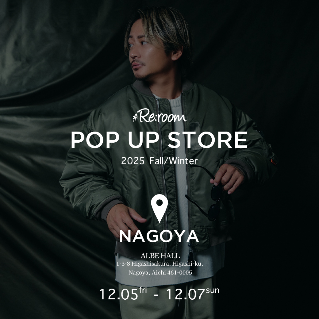 【POP-UP STORE @名古屋】12/5(金)-12/7(日)