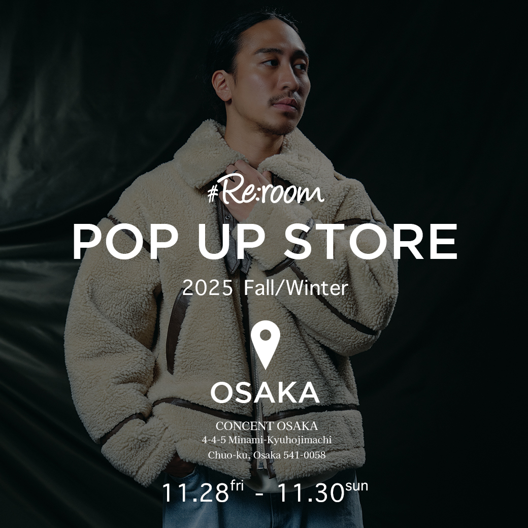【POP-UP STORE @大阪】11/28(金)-11/30(日)