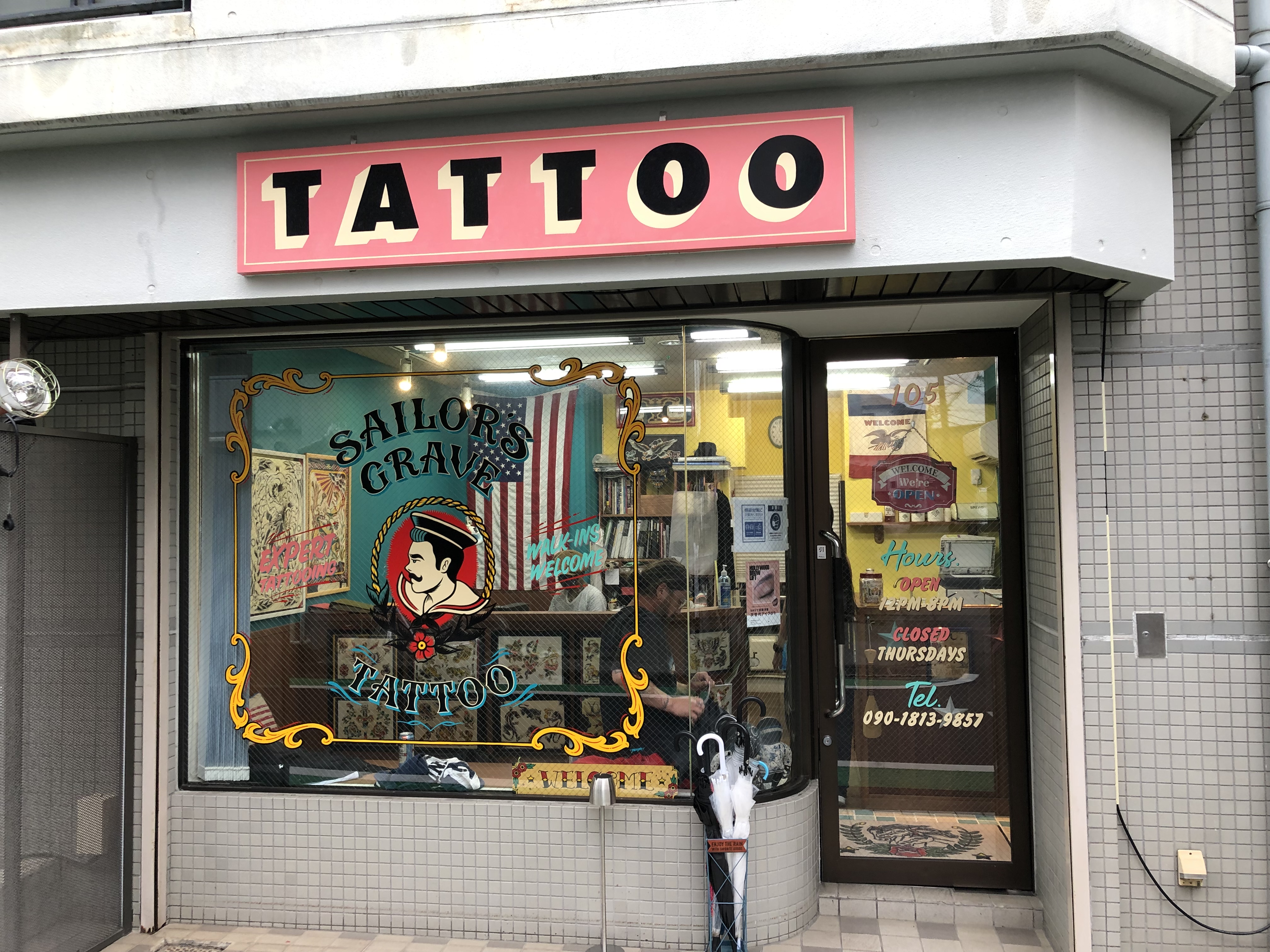 SALOR’S GRAVE TATTOOに行ってきた