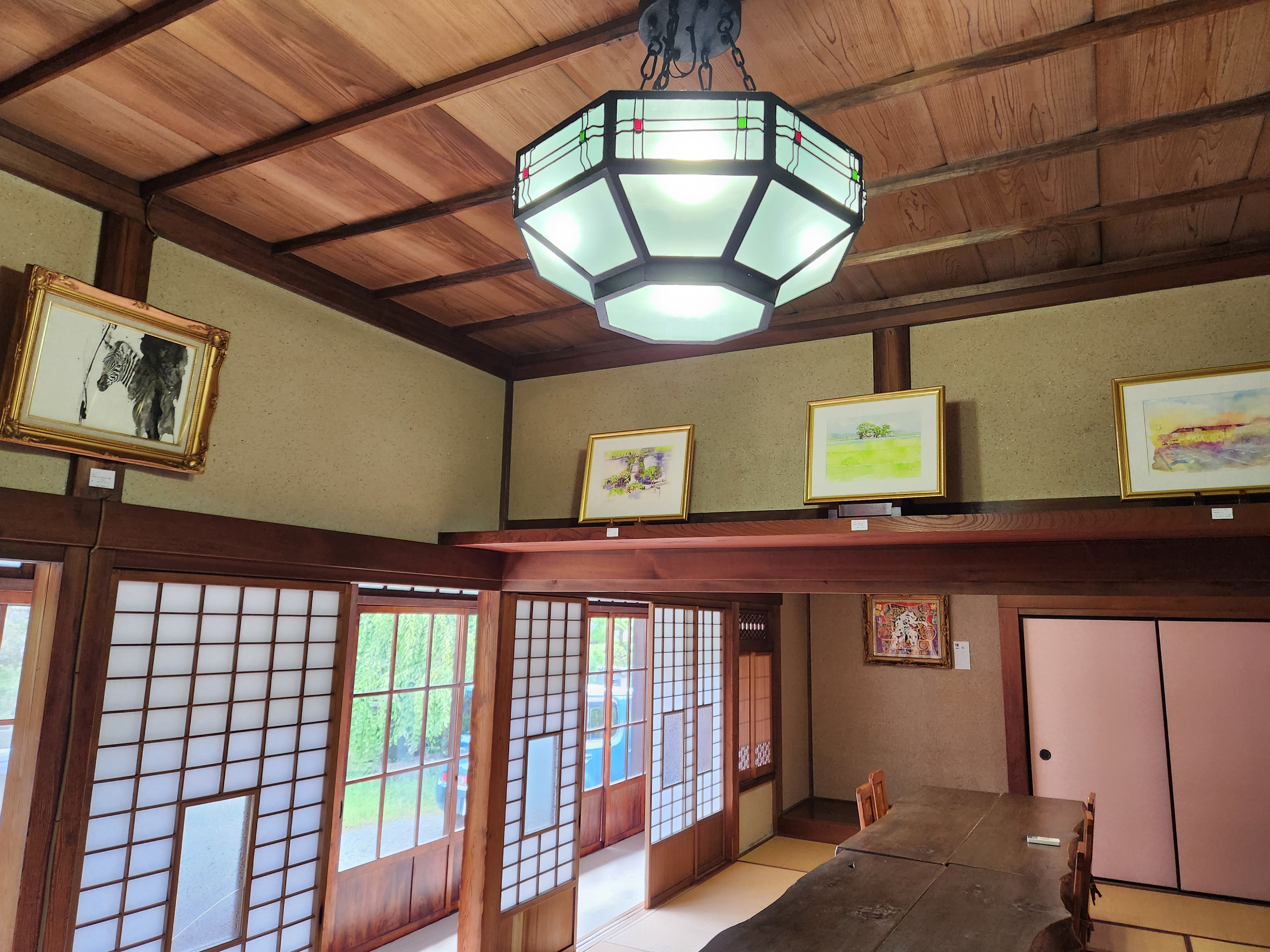 古民家　郷土料理　空（くう）に展示させていただきました！