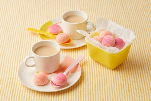 【レシピ】カラフルころころクッキー（イチゴ・ラズベリーパウダー使用）